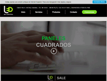 Tablet Screenshot of ledecolombia.com